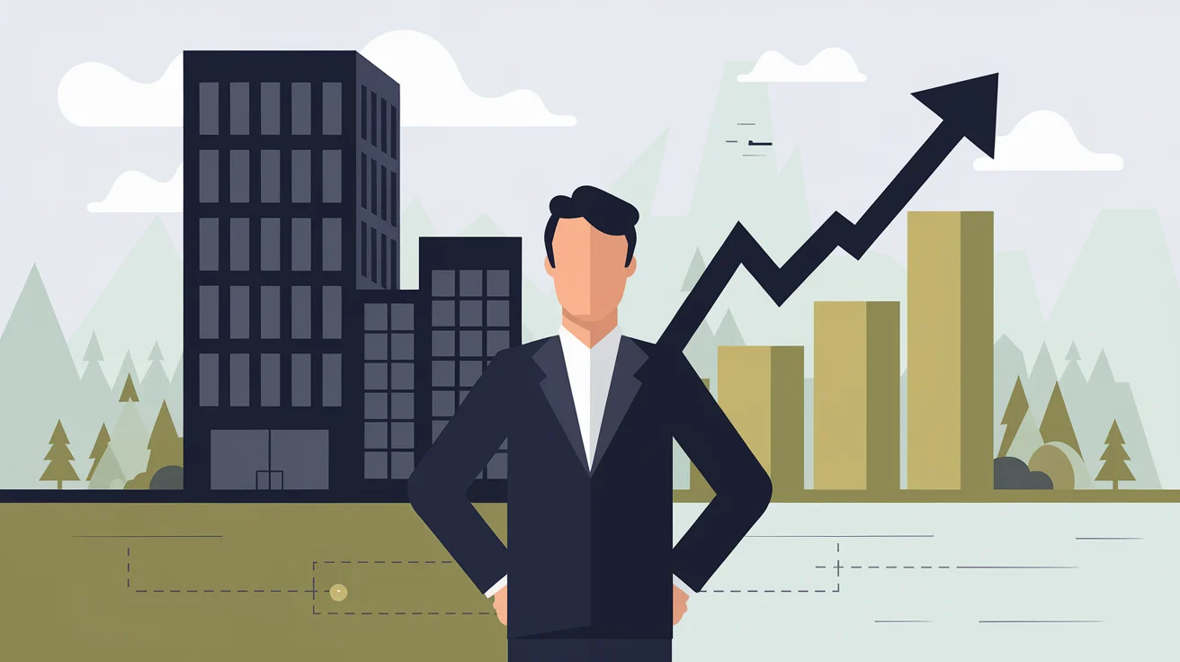 Compound interest growth chart showing $500 monthly contributions growing to over $400K over 25 years
