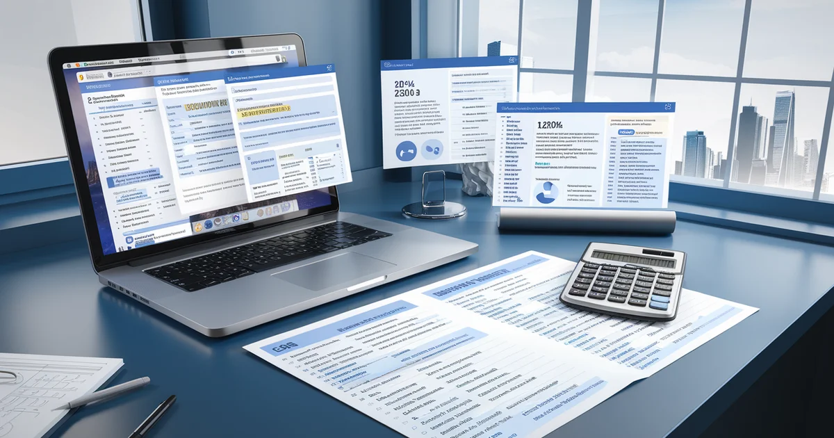 Tax planning documents spread across a desk with a calculator and highlighted deduction strategies for W-2 workers